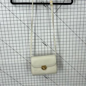 Diamonds vintage ivory color, Crossbody purse